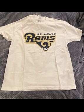 New PC NFL Rams Football Bud Light Shirt szXL